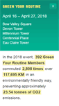 Mobile Screenshot of greenyourroutine.com